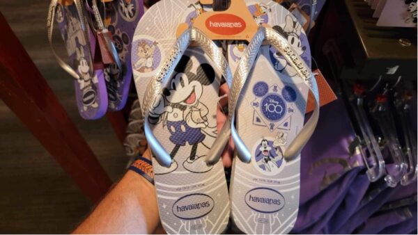 Disney100 Mickey And Minnie Havaianas Flip Flops