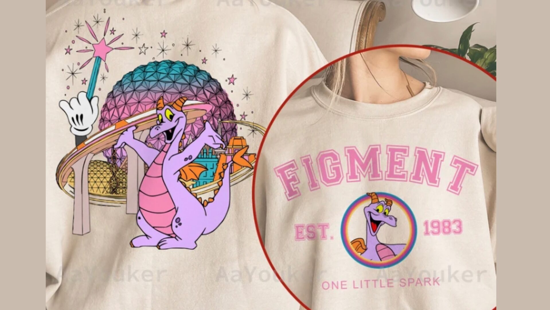Spark Your Style With This Retro Figment T-Shirt!