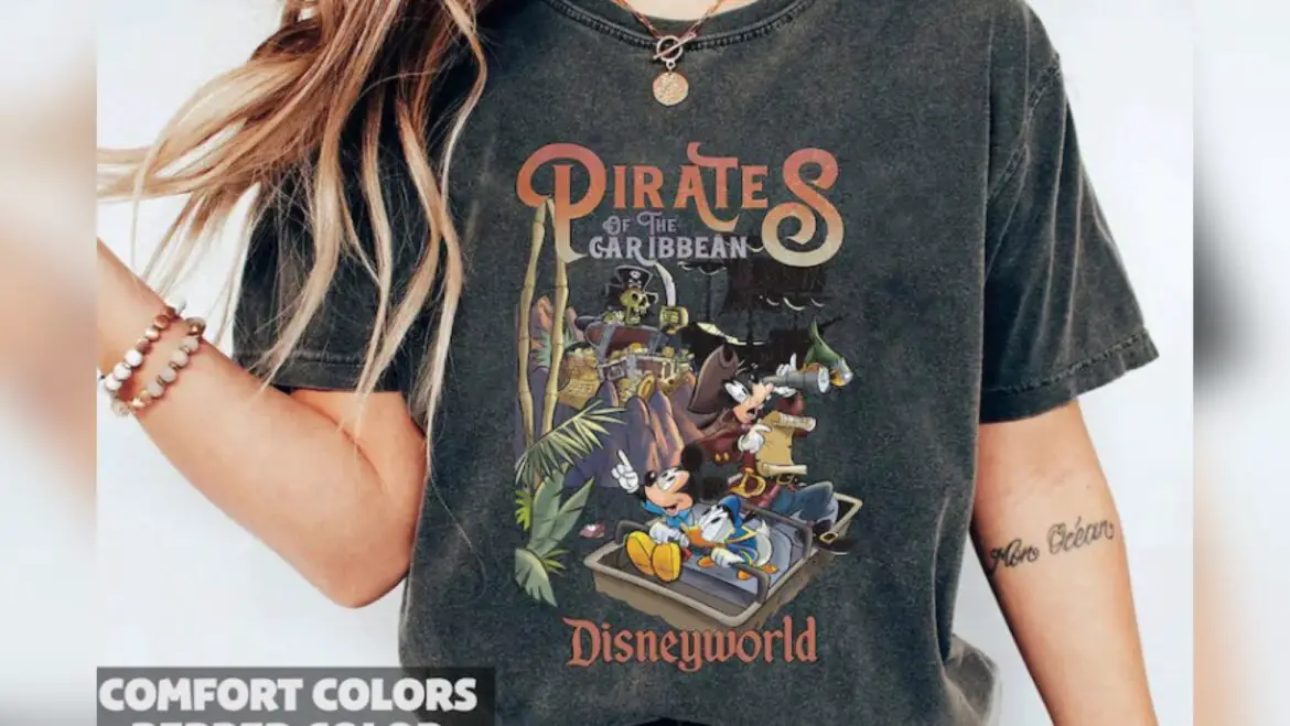 Must Have Retro Pirates Of The Caribbean T-Shirt!