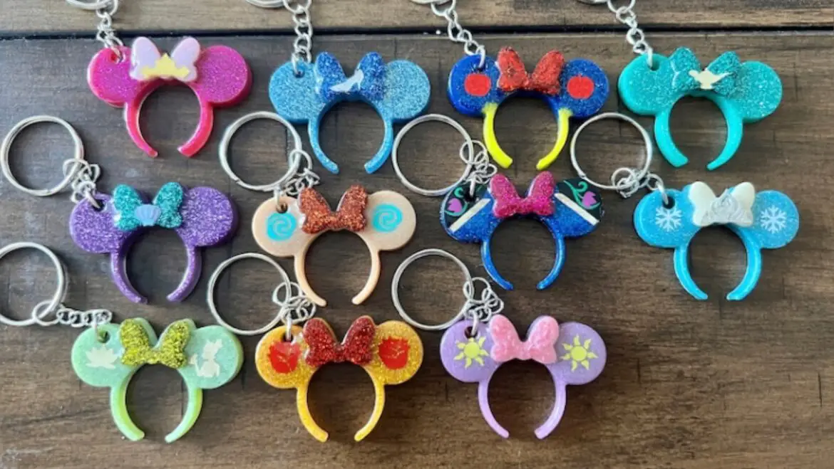 Enchanting Disney Princess Minnie Ears Keychains Fit For Royalty!