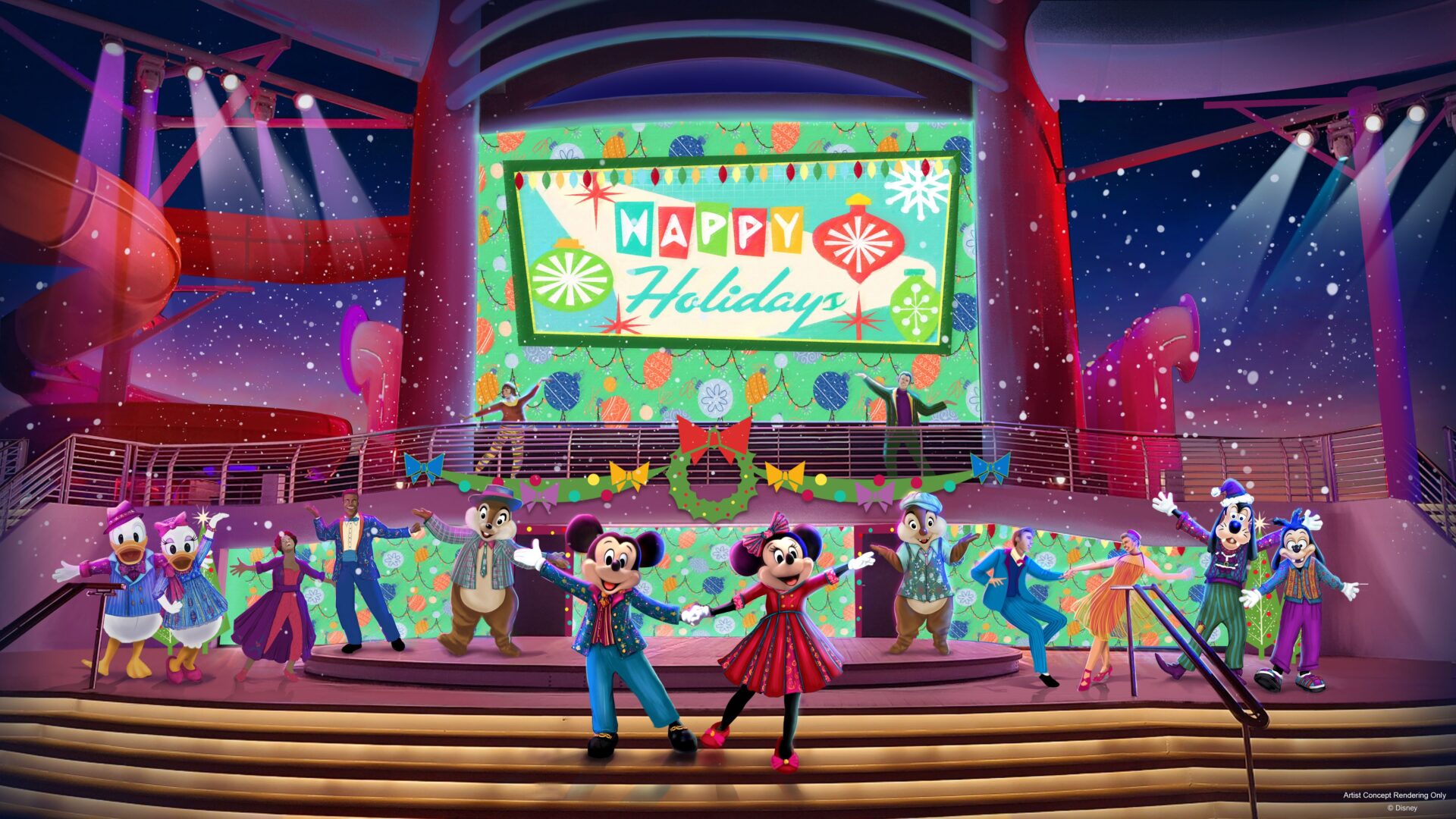 New Festive Fun Coming to Disney Cruise Line for the Holidays