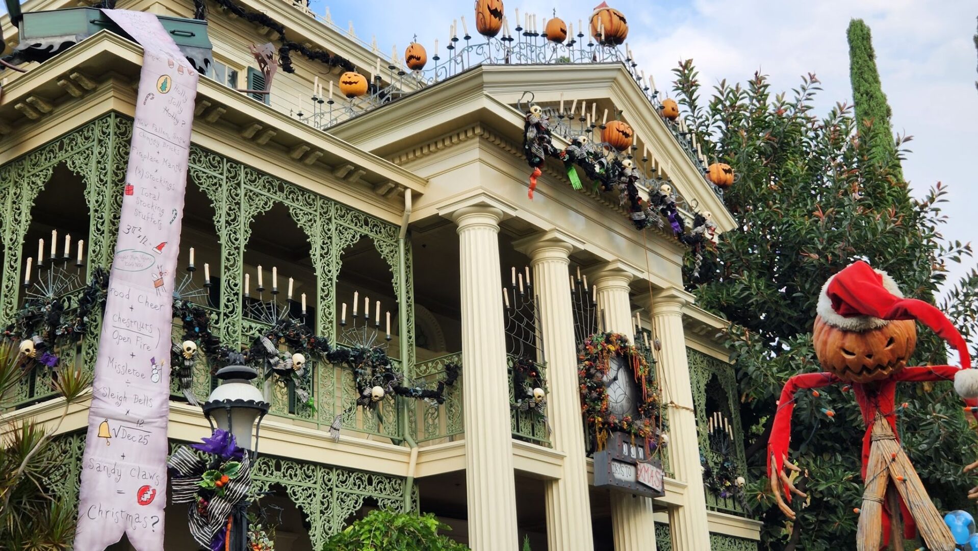 Haunted Mansion Holiday Overlay Opening Date Announced for Disneyland