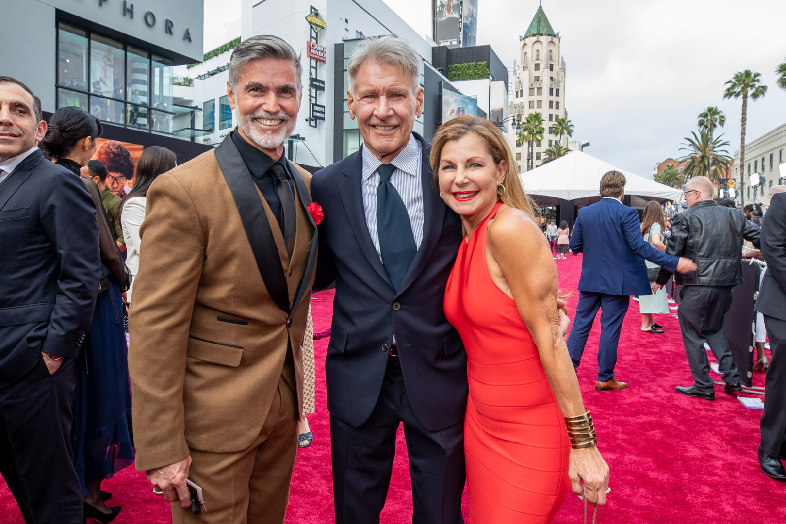 Indiana Jones Epic Stunt Spectacular Cast Members Meet Harrison Ford at ‘Dial of Destiny’ Movie Premiere