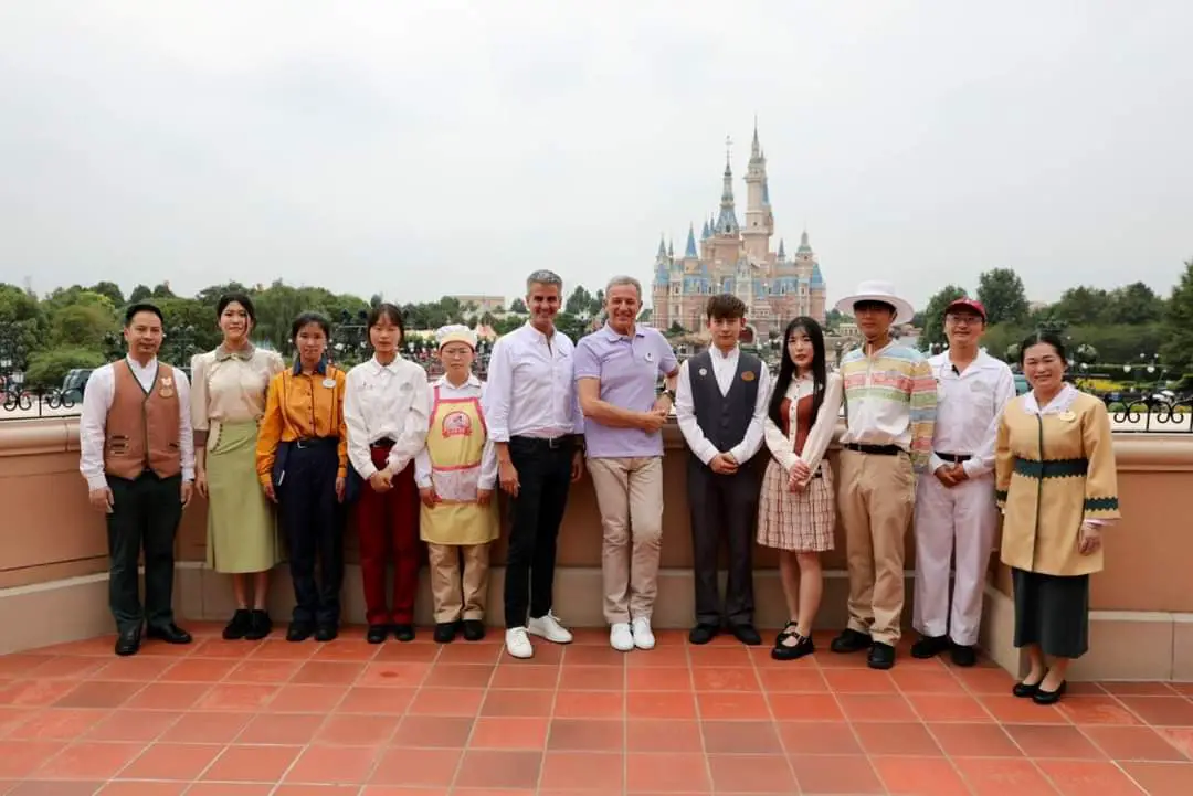 Disney CEO Bob Iger & Josh D’Amaro Visit Shanghai Disneyland for 7th Anniversary