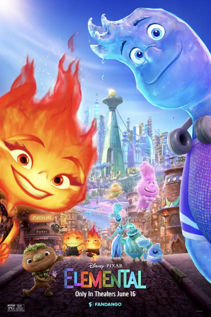Four New Posters & Featurette for Pixar’s Elemental Revealed