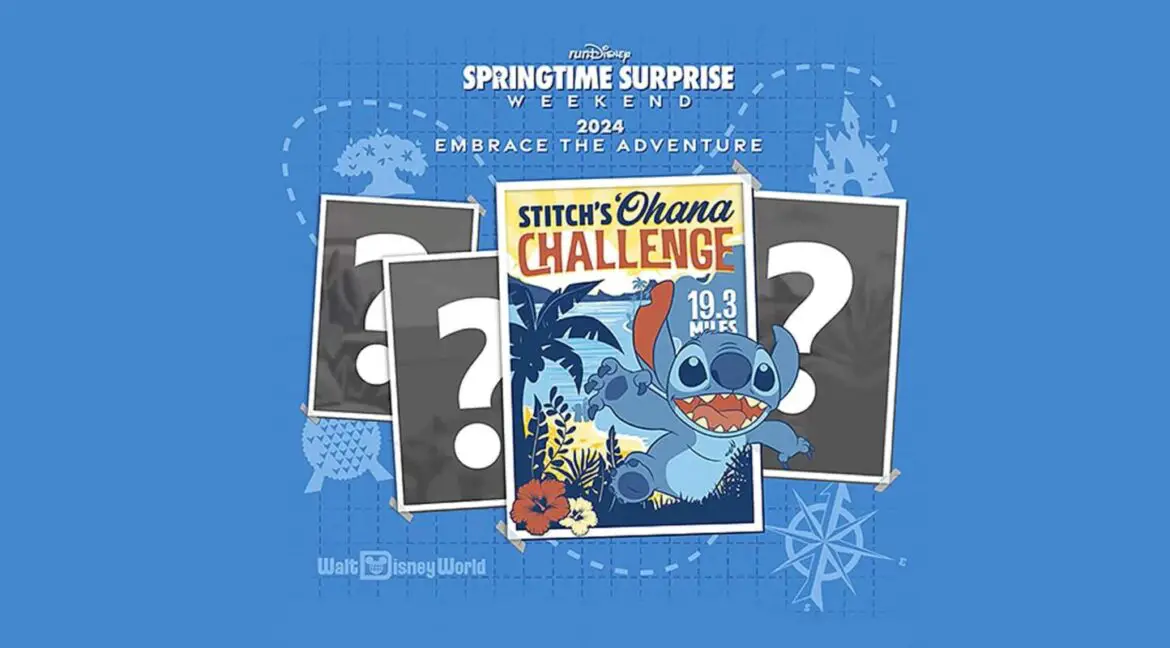 runDisney Announces Stitch’s ‘Ohana Challenge for 2024 Springtime Surprise Weekend
