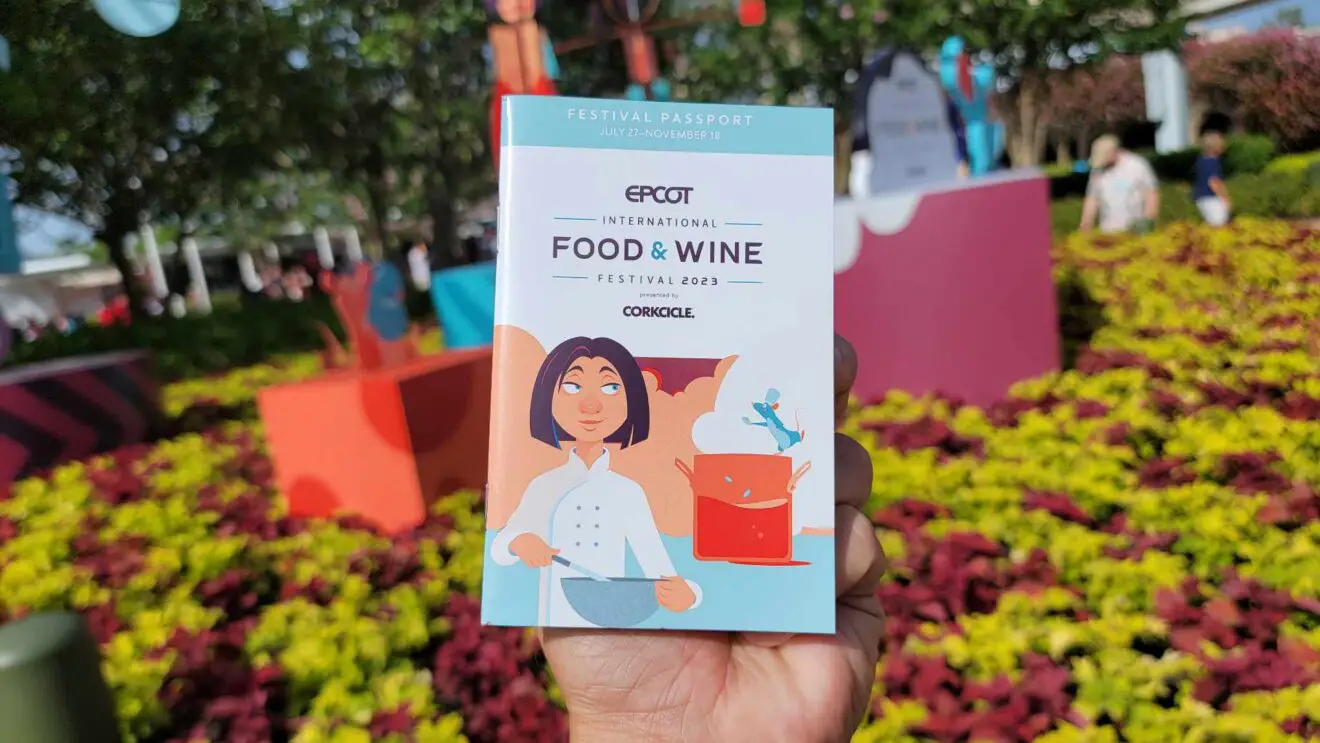 2023 EPCOT International Food & Wine Festival Passport Chip and Company