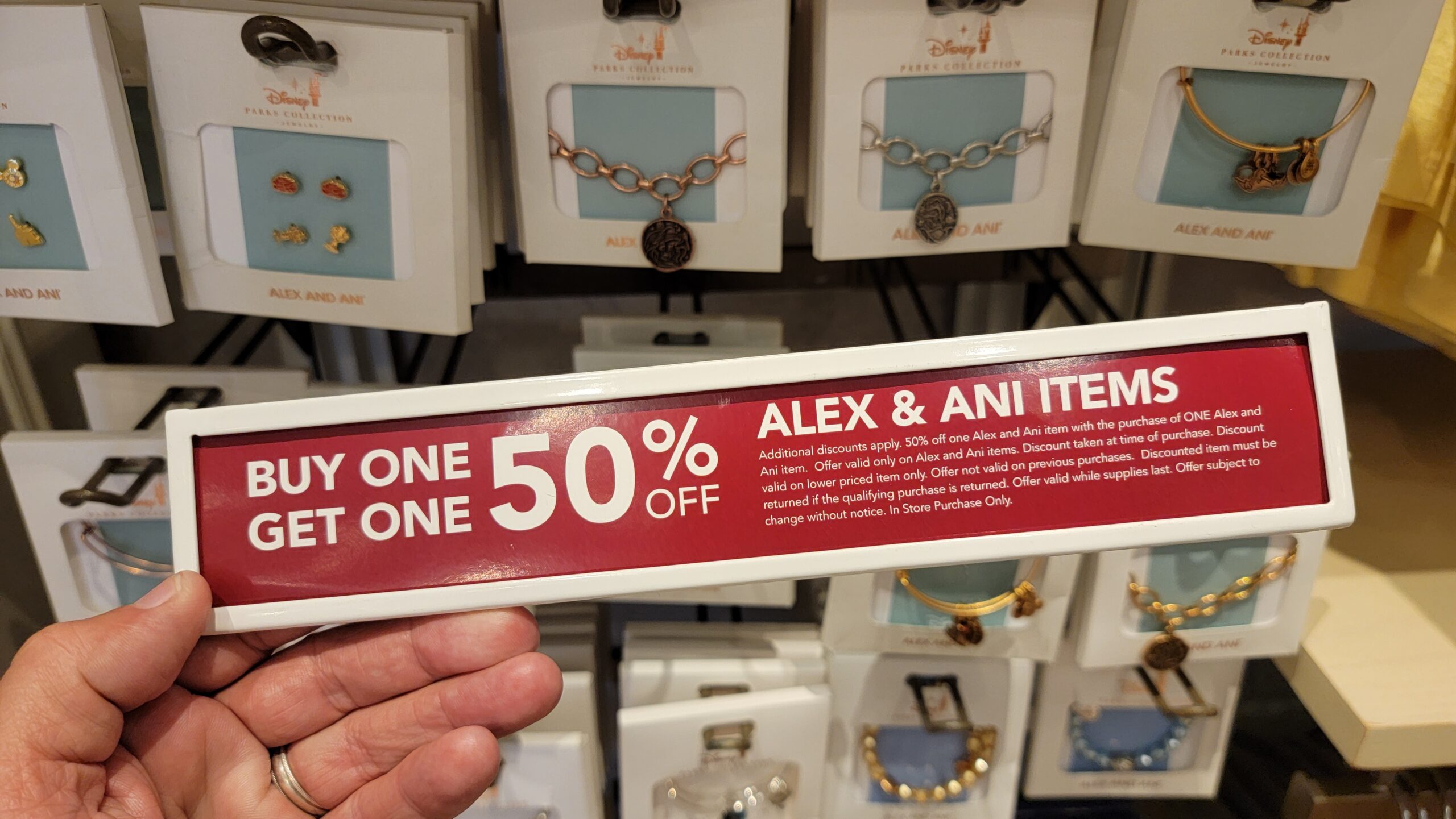 Alex & Ani Sale Going on now in Disney Springs Chip and Company