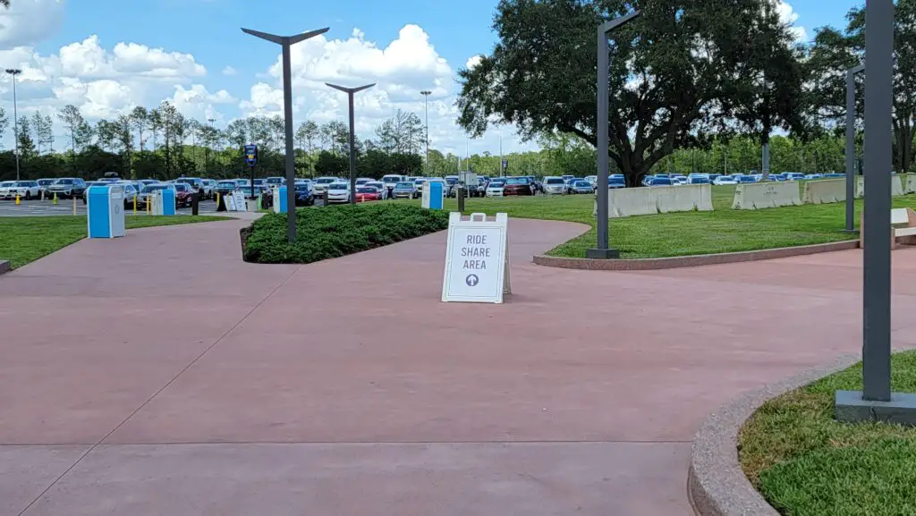 Ride-Sharing Location Switched Sides in EPCOT