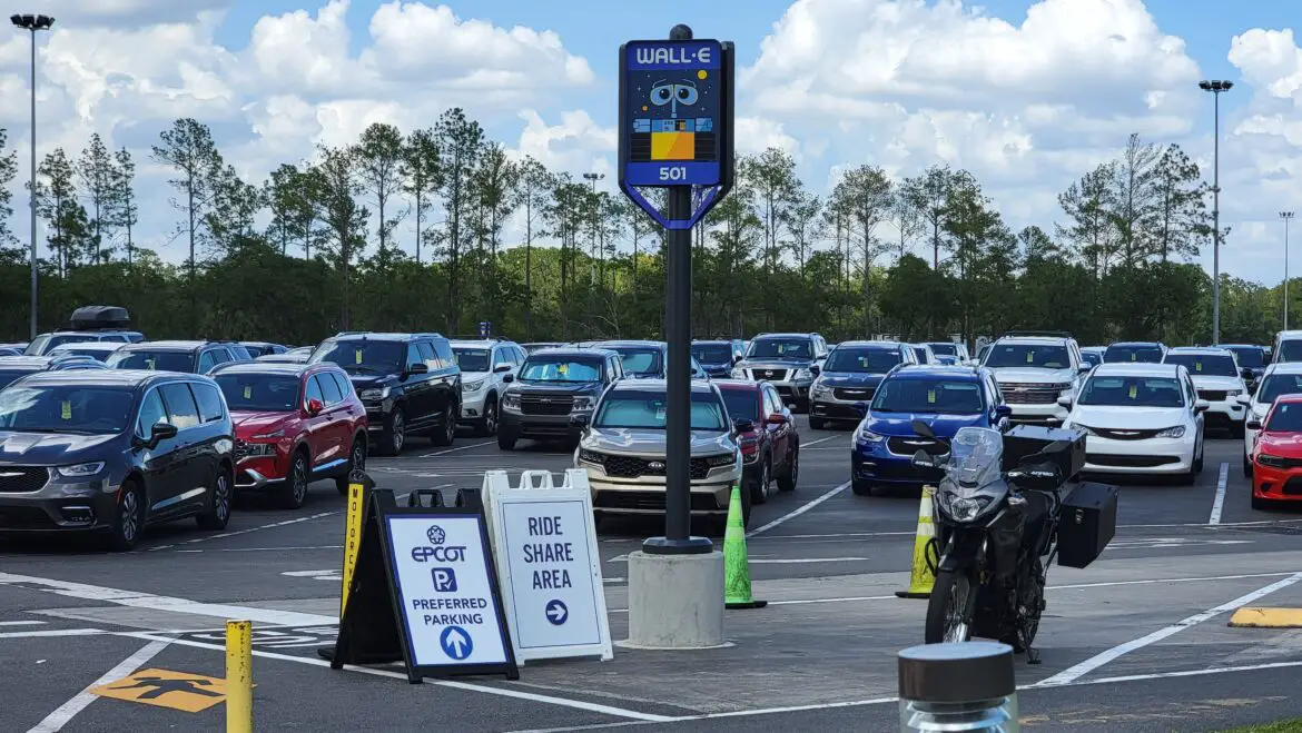 Ride-Sharing Location Switched Sides in EPCOT