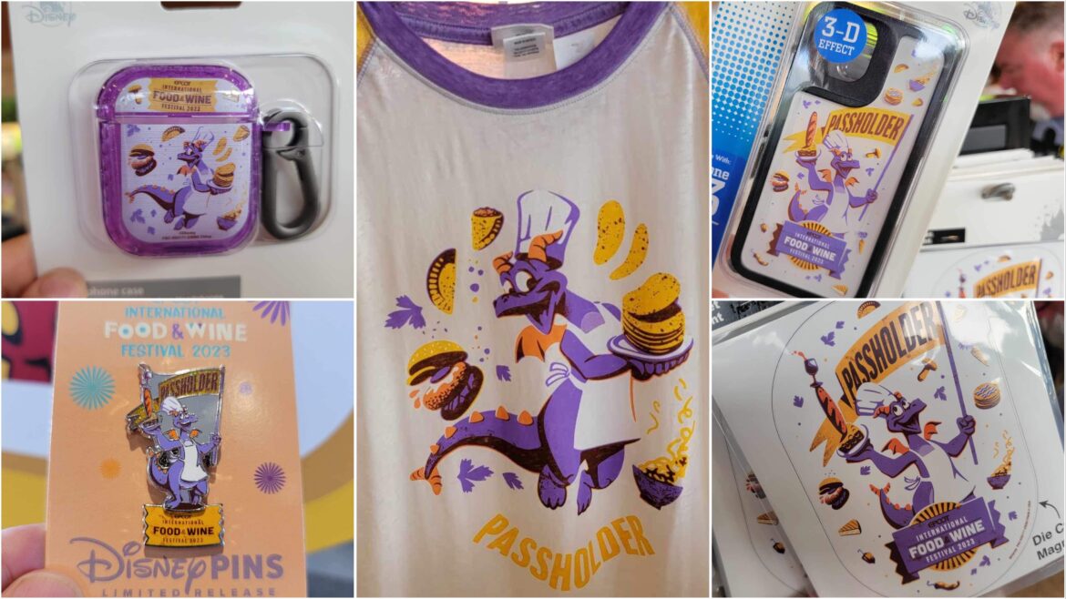New Figment Annual Passholder Food & Wine Festival Merchandise At Epcot!