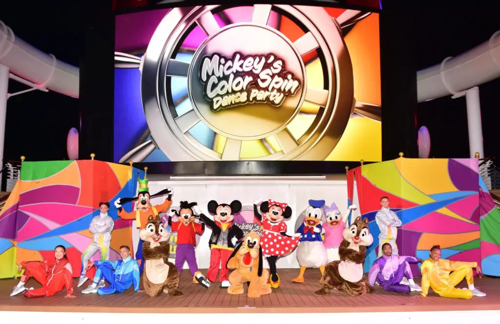 All-New Mickey's Color Spin Dance Party Coming to the Disney Dream
