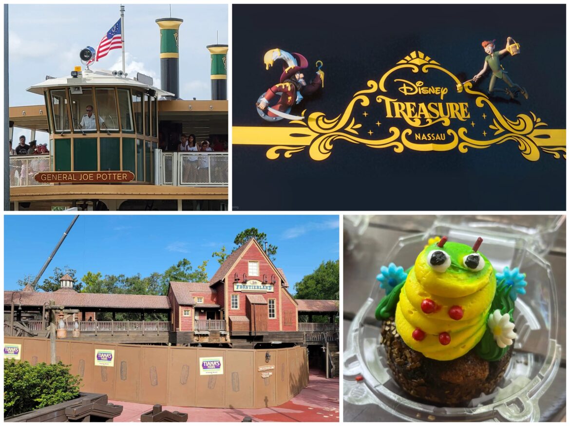New Disney100 Experiences Coming to EPCOT, Work on Tiana’s Bayou Adventure Entrance, It’s Tough to Be a Bug Heimlich Brownie, New UK Pavilion Collection Spotted At Epcot