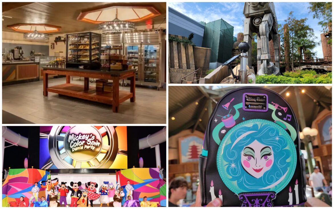 Mickey’s Color Spin Dance Party Coming to the Disney Dream, Labels Added to Hand Dryers in Galaxy’s Edge, New Madame Leota Loungefly Backpack, Trail’s End Restaurant and Crockett’s Tavern at Fort Wilderness Reopening on July 27th