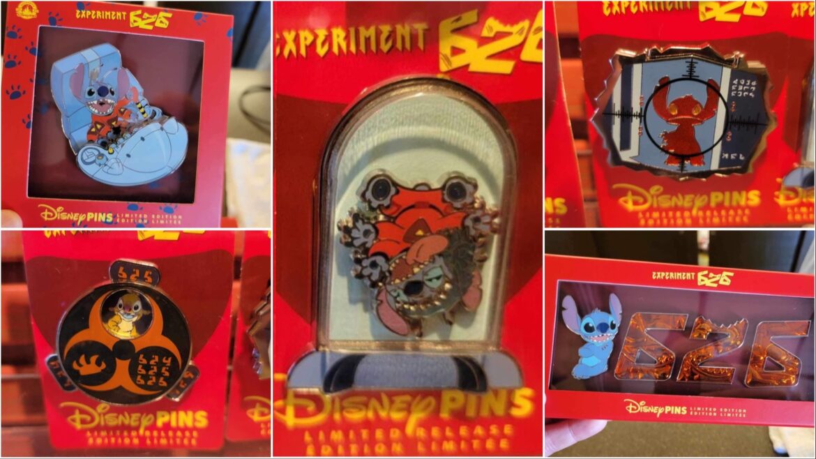 Limited Edition Stitch 626 Day Pins Spotted At Walt Disney World!