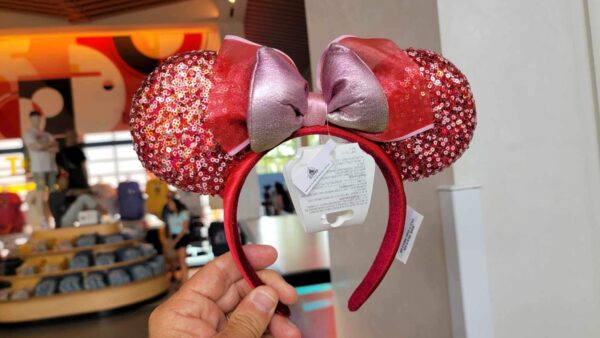 Red And Pink Minnie Ears