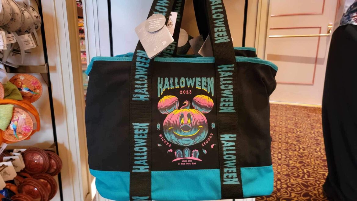 New Mickey Mouse Halloween Glow In The Dark Tote Bag Available Now!