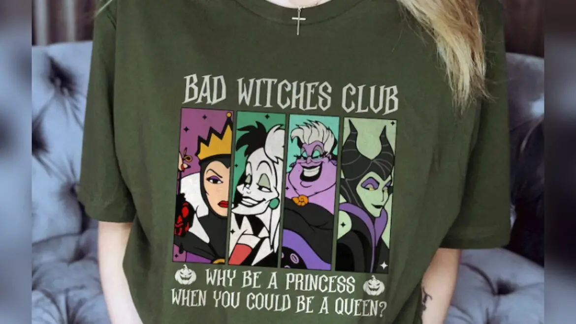Bad Witches Club Disney Villains T-Shirt For A Wicked Style!