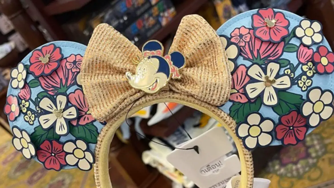 Beautiful Port Orleans Riverside Flower Minnie Ears To Add To Your Collection!