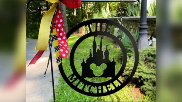 Personalized Disney Garden Sign 