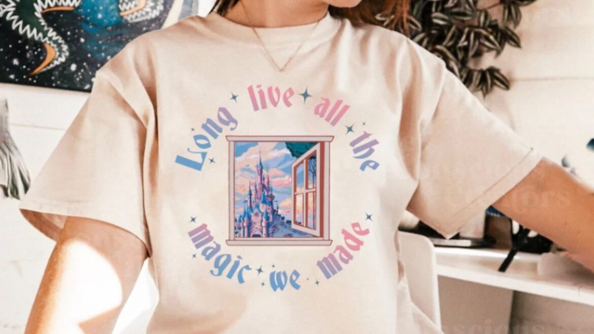 Make Memories Last While Wearing This Disney Castle Shirt!