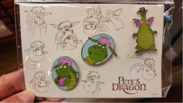 Disney100 Pete's Dragon Pin Set