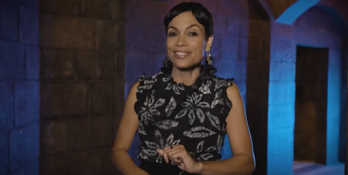 Rosario Dawson Stops by the Magic Kingdom to Be Your Ghost Host for the Haunted Mansion