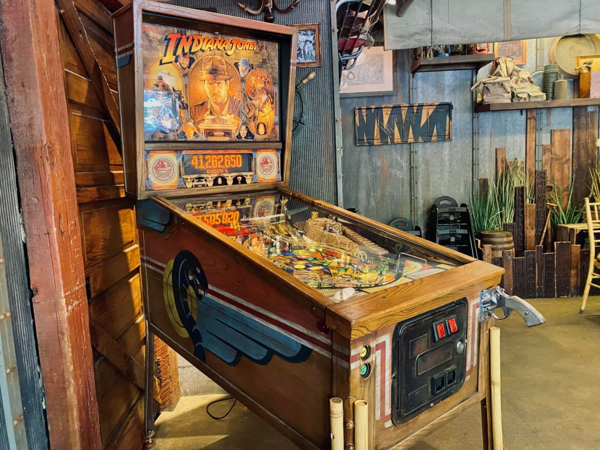 Indiana Jones Pinball Machine Returns to Disneyland