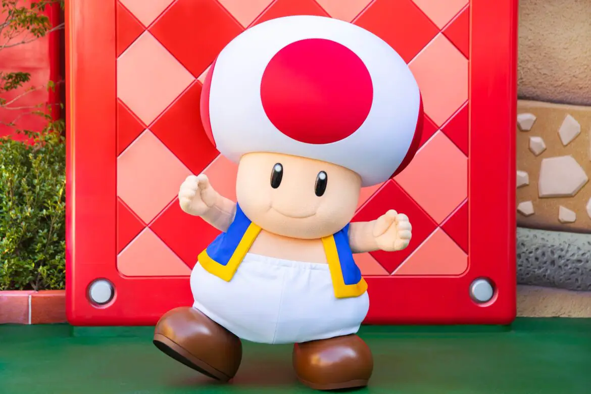You can Meet Toad at Super Nintendo World in Universal Studios Hollywood Starting Today!