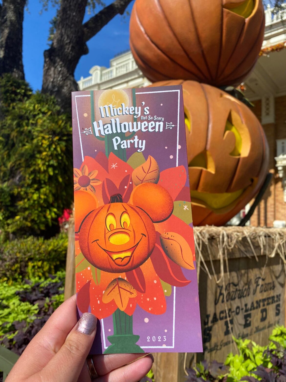 Mickey’s Not So Scary Halloween Party Park Map