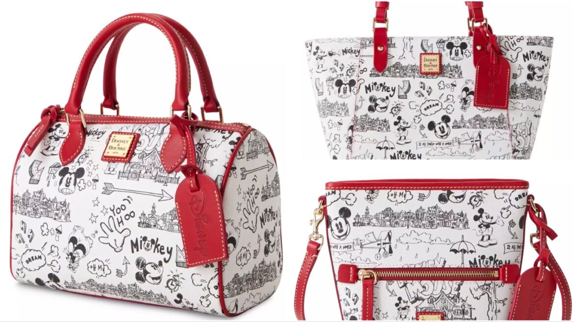 New Mickey Mouse Sketch Art Dooney And Bourke Collection Now At shopDisney!