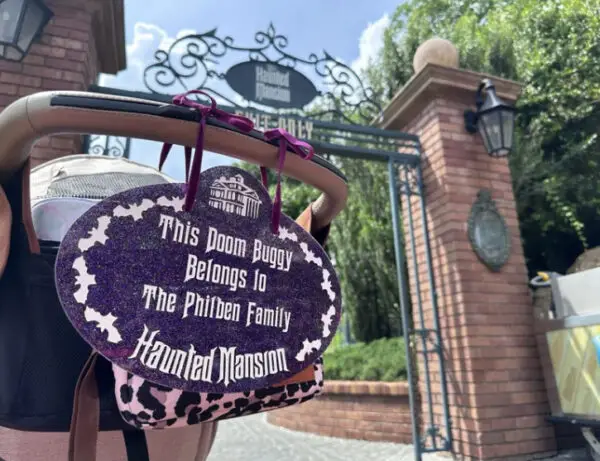 Haunted Mansion Stroller Tag