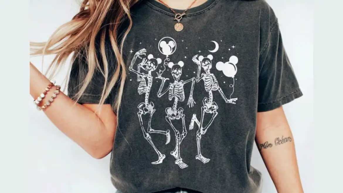 Fun Disney Skeleton Dance Shirt For This Halloween Season!