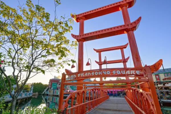 San Fransokyo Square at Disney California Adventure Park – San Fransokyo Gate Bridge