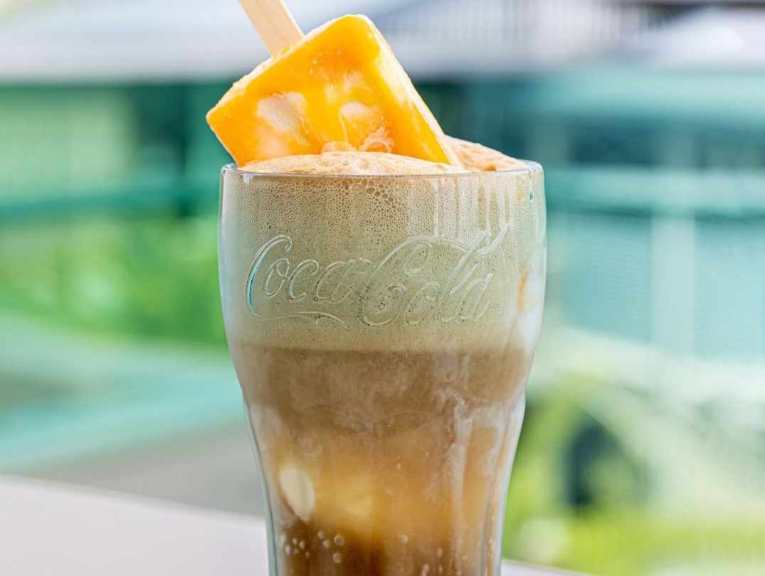 Cool Off with an Orange Cream Float at the Coca-Cola Store in Disney Springs