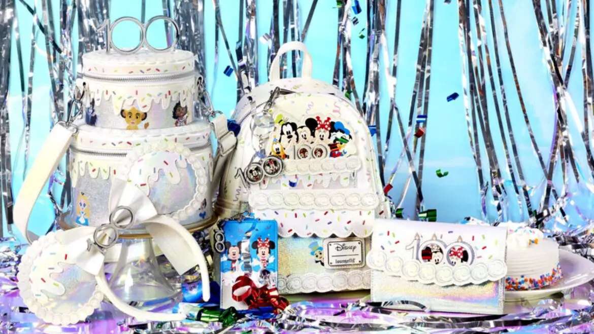 New Disney100 Celebration Cake Collection By Loungefly Available Now!