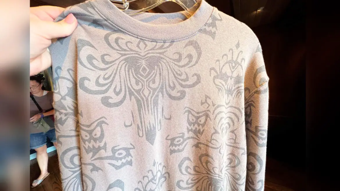 New Haunted Mansion Sweatshirt Spotted At Magic Kingdom!