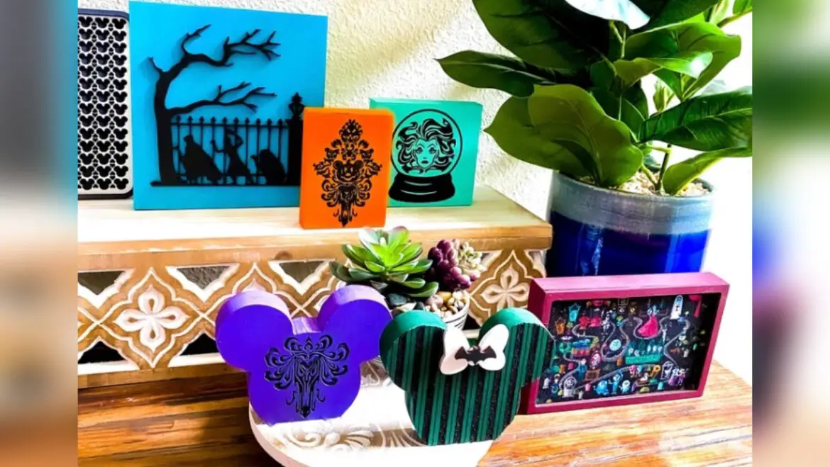 Haunted Mansion Wooded Home Decor For This Spooky Season!