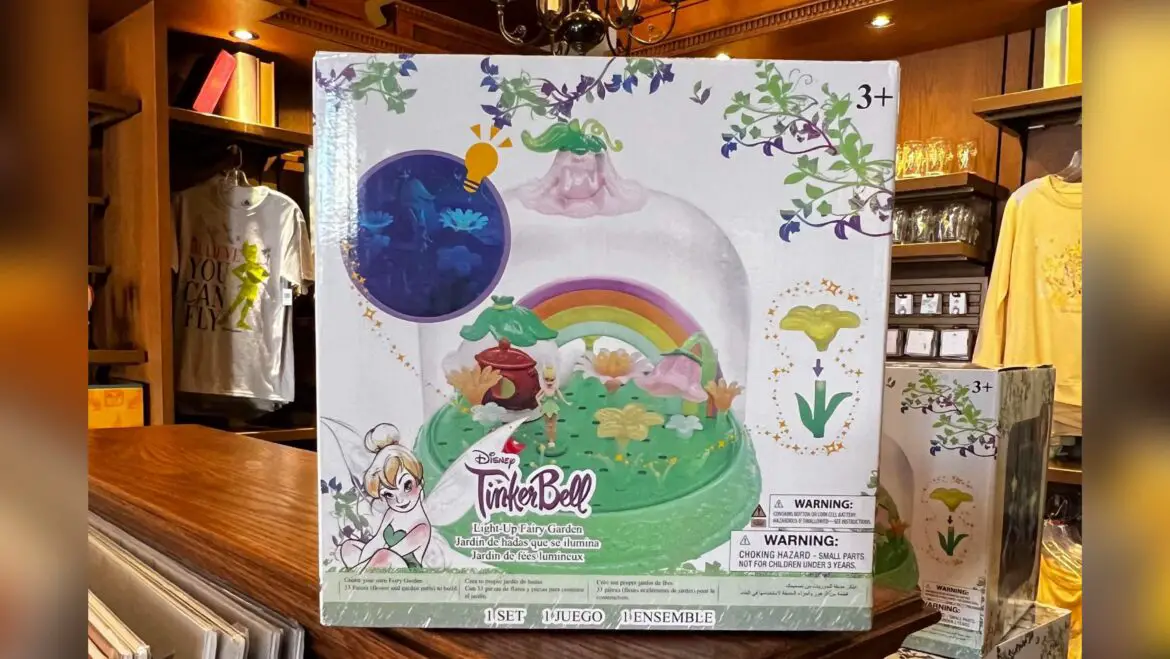 Whimsical Tinker Bell Light Up Fairy Garden Spotted At Magic Kingdom!