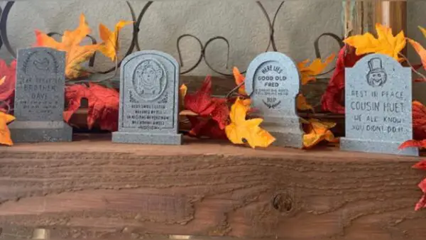 Haunted Mansion Tombstones 