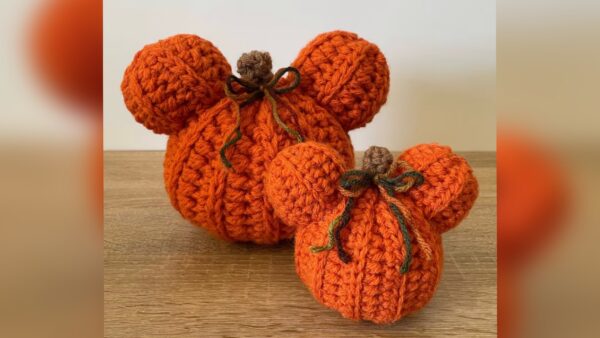 Mickey Mouse Crochet Pumpkins