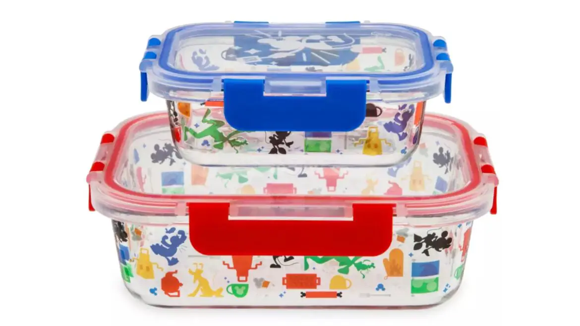 Mickey Mouse And Friends Glass Storage Container Set For Your Kitchen!