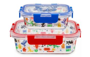 Mickey Mouse And Friends Glass Storage Container Set