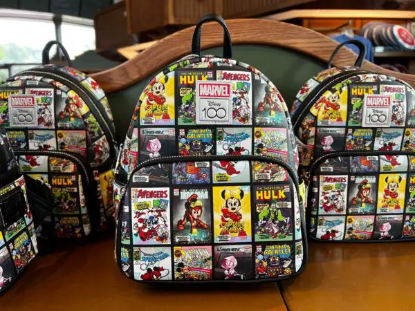 Disney100 Mickey And Friends Marvel Comics Loungefly Backpack