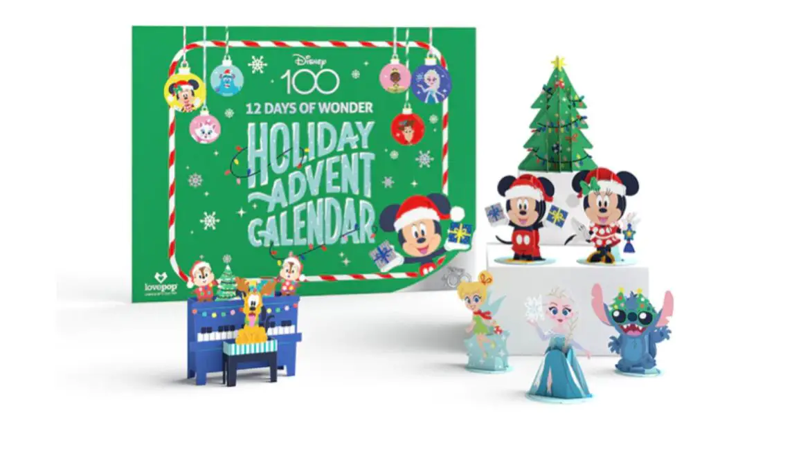 New Disney100 12 Days Of Wonder Holiday Advent Calendar By LovePop Available Now!