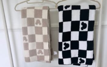 Mickey Mouse Checkered Blanket