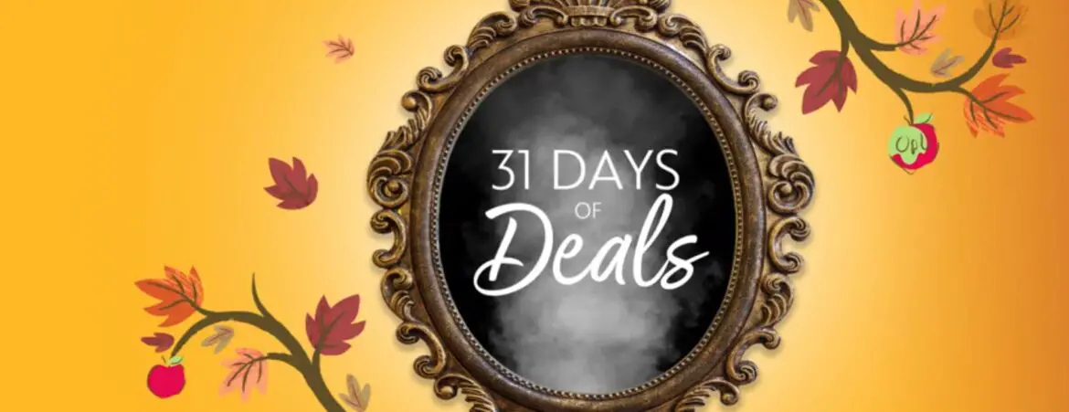 ShopDisney 31 Days Of Deals Is Starting on October 1st!
