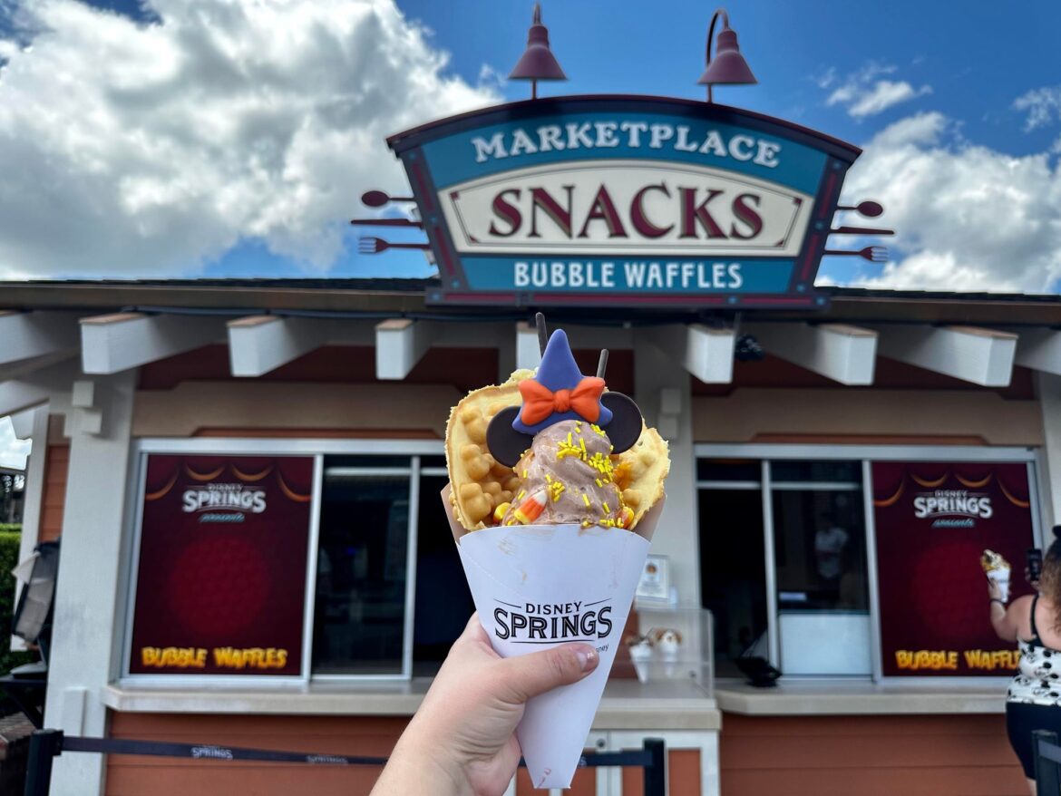 Minnie Witch Waffle Sundae Available NOW at Disney Springs