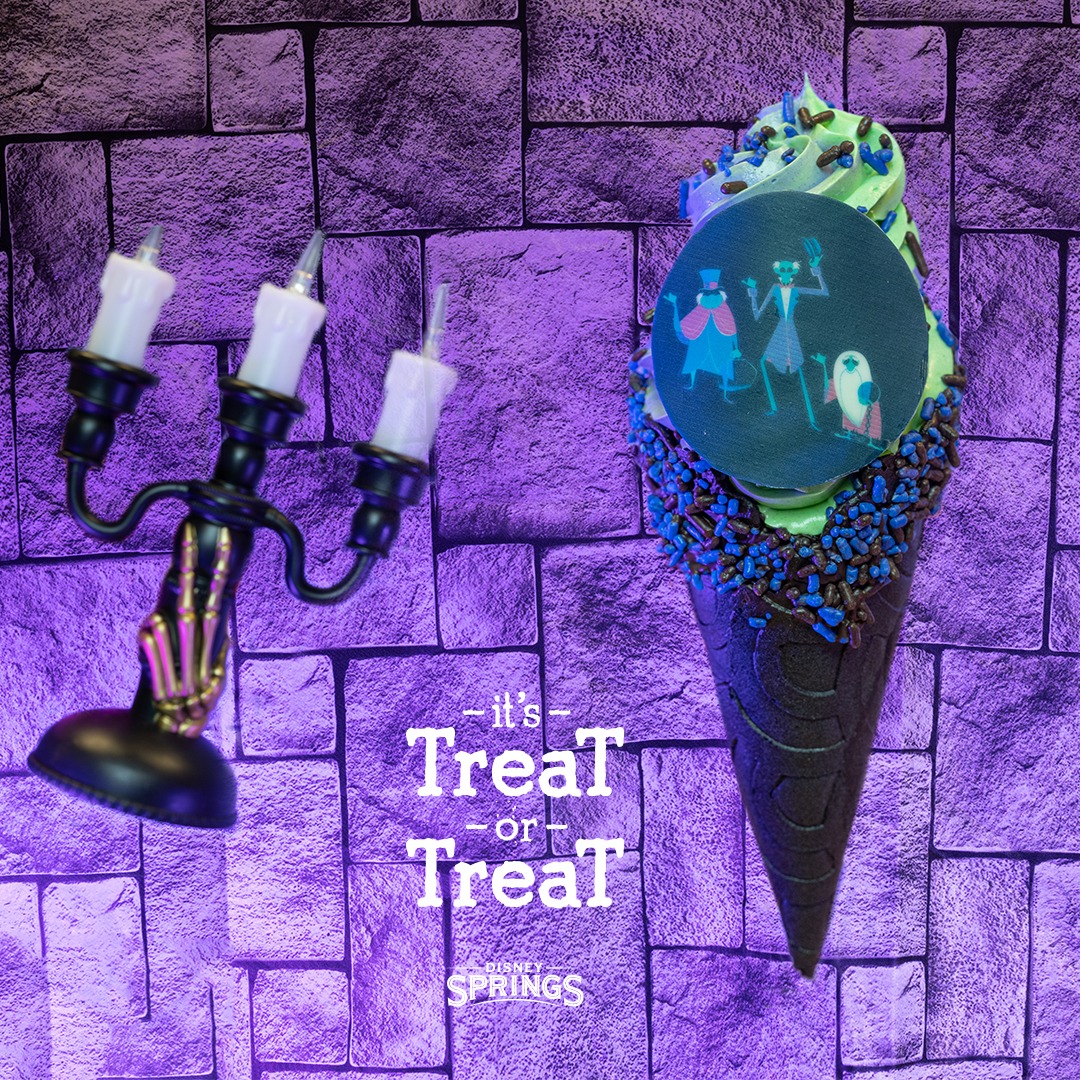 Haunted Mansion Cone Materializes at Disney Springs