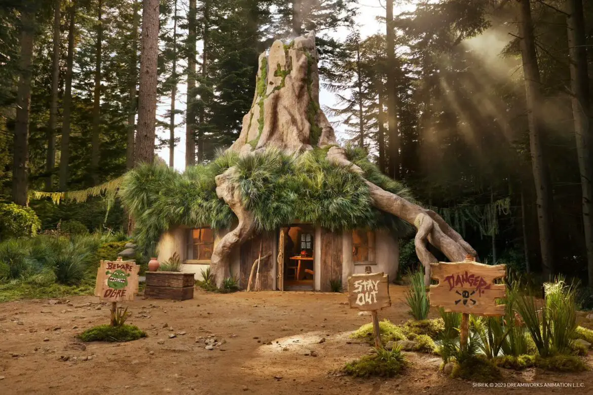 You can Stay in Shrek’s Swamp from Airbnb